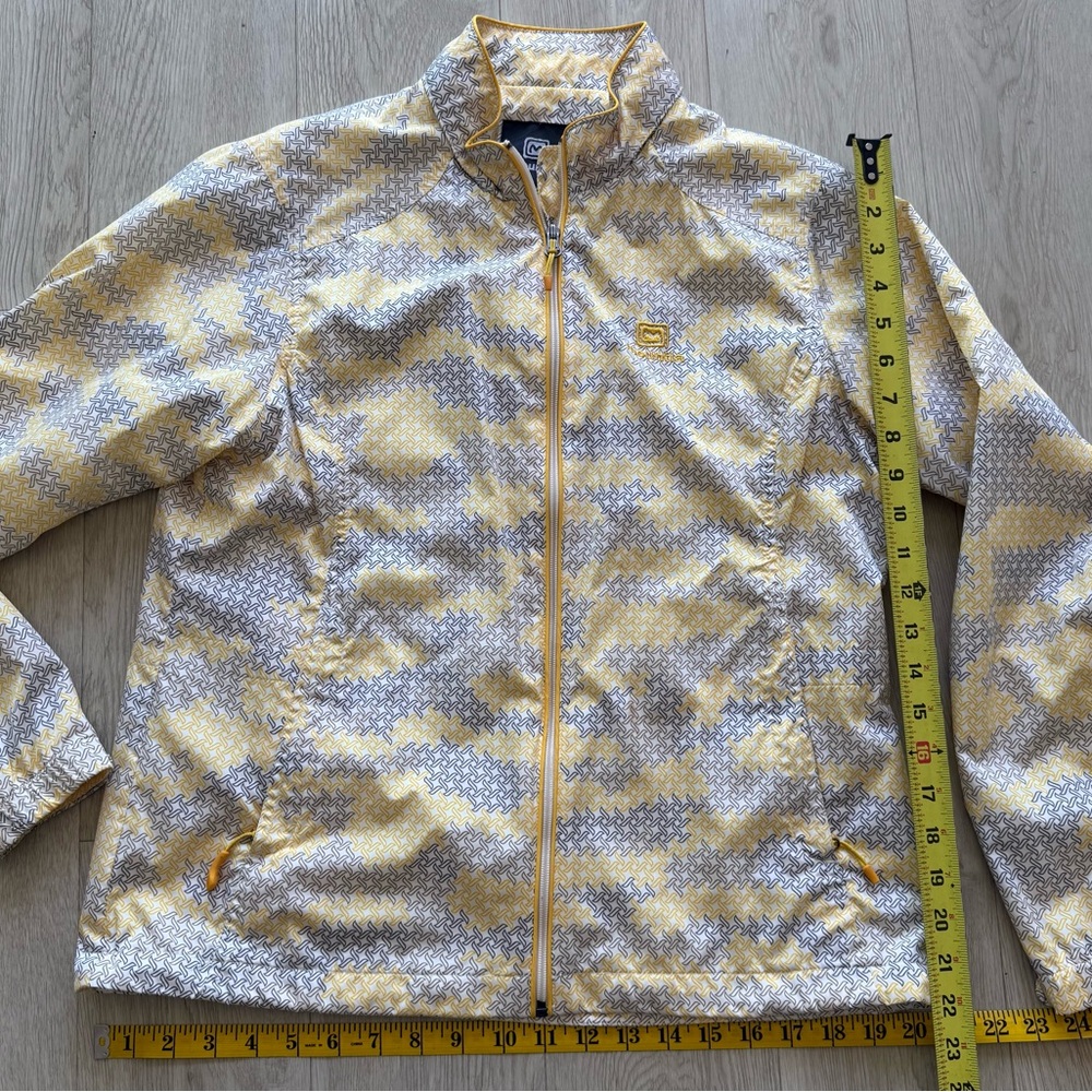 Women's Utility Jacket in Yellow and White